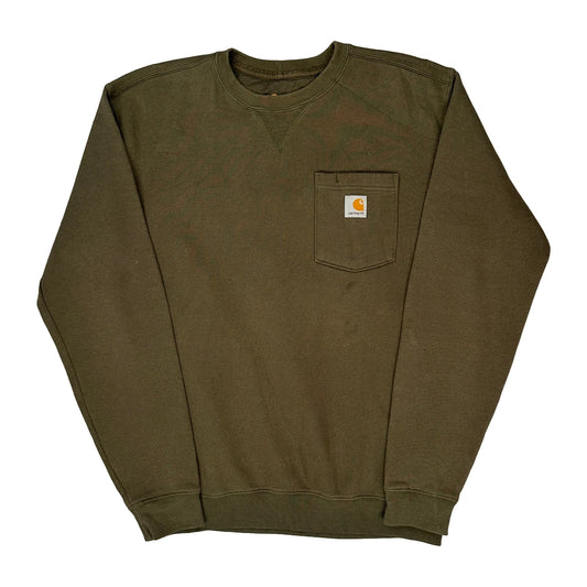 Carhartt Sweatshirt - Medium Green Cotton