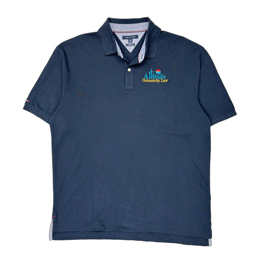 Tommy Hilfiger Polo Shirt - XL Navy Cotton