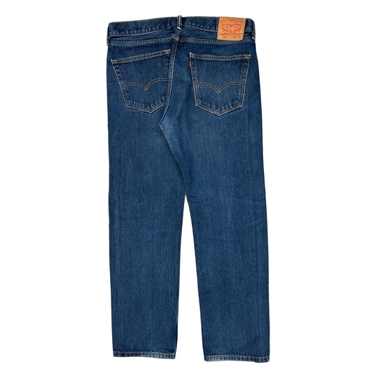 505 Levis Jeans - 36W 32L Blue Cotton