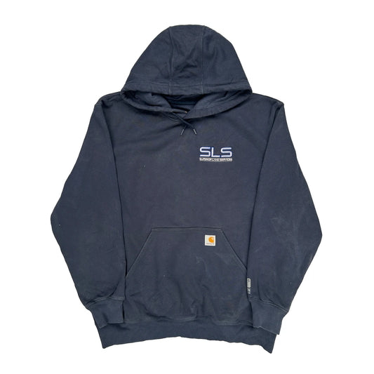 Superior Land Services Carhartt Hoodie - XL Navy Cotton