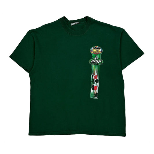 Dale Jr Nascar T-Shirt - Large Green Cotton