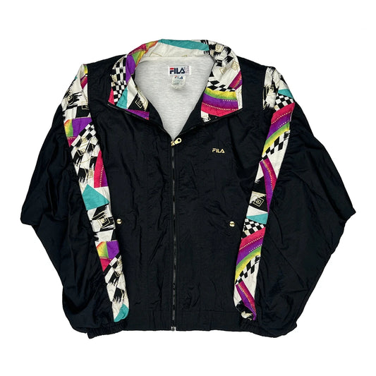 Fila Windbreaker - Large Black Polyamide