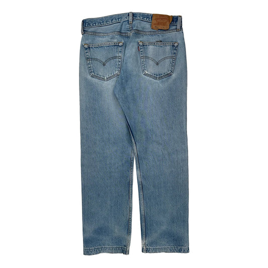501 Levis Jeans - 34W 30L Light Wash Denim