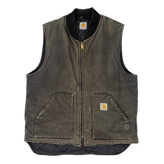 Carhartt Dkb Gilet - Large Brown Cotton