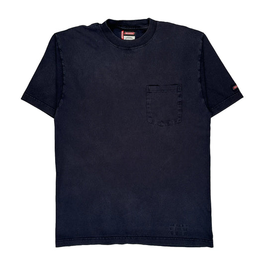 Vintage Dickies T-Shirt - Medium Black Cotton