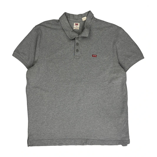 Levis Polo Shirt - XL Grey Cotton