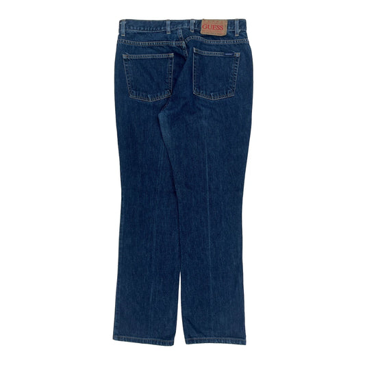 Guess Boot Cut Jeans - 31W 31L Blue Cotton