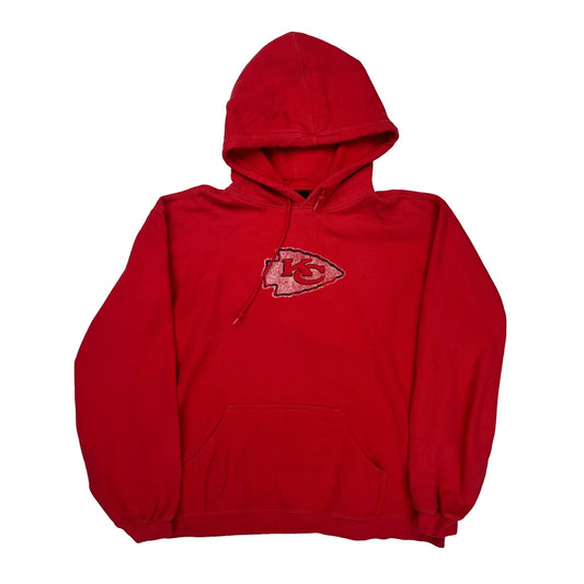Kansas City Chiefs Reebok Football Hoodie - XL Red Cotton