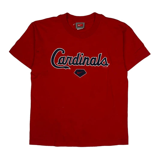Cardinals Nike Graphic T-Shirt - Medium Red Cotton