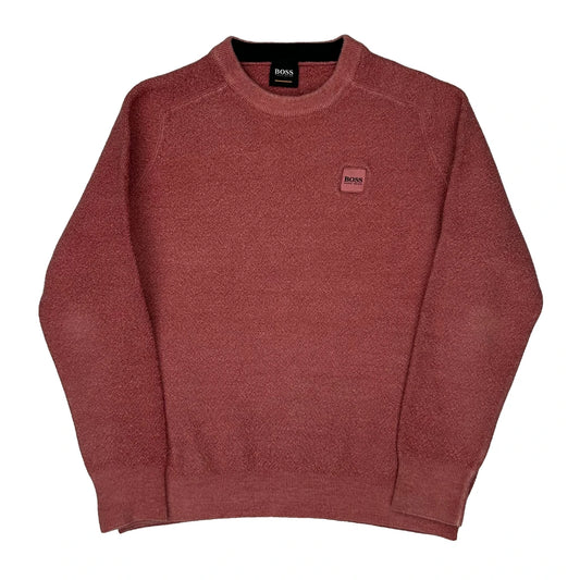 Boss Sweatshirt - XL Pink Knitted