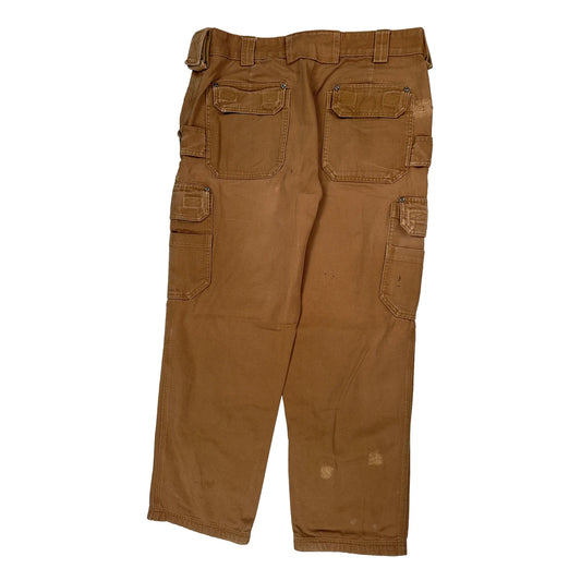 Unbranded Cargo Trousers - 36W 29L Brown Cotton