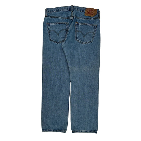 501 Levis Jeans - 34W 29L Blue Cotton