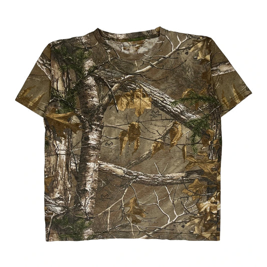 Vintage Realtree Camo T-Shirt - Medium Camo Cotton