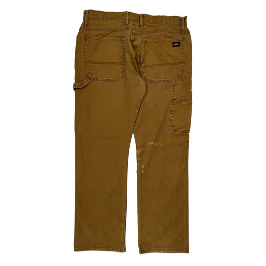 Carhartt Carpenter Trousers - 34W 32L Brown Cotton