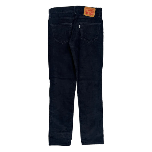 Vintage Levis Cord Trousers - 32W 32L Black Corduroy