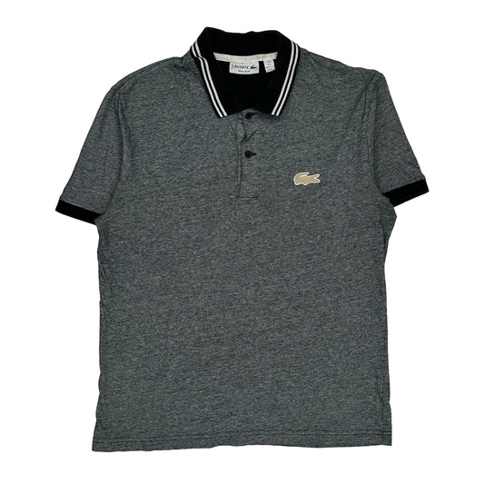 Lacoste Polo Shirt - Large Grey Cotton