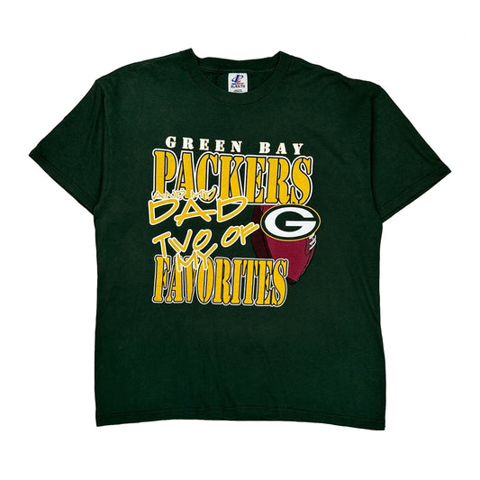 Green Bay Packers Logo Athletics Nfl T-Shirt - XL Green Cotton