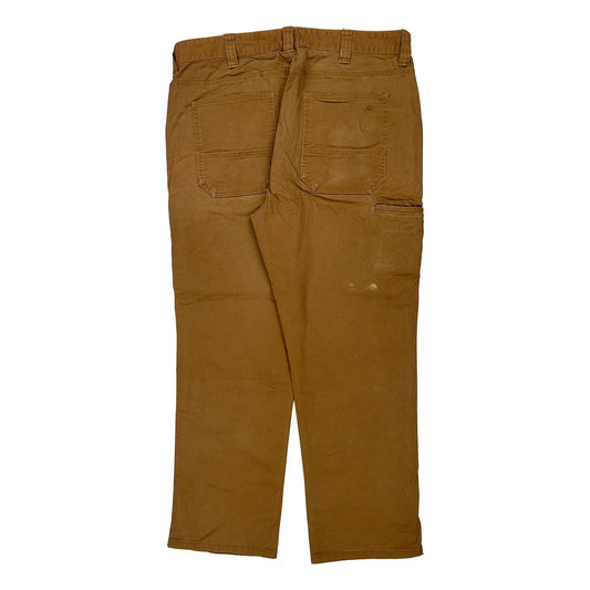 Ridgecut Carpenter Trousers - 36W 29L Brown Cotton