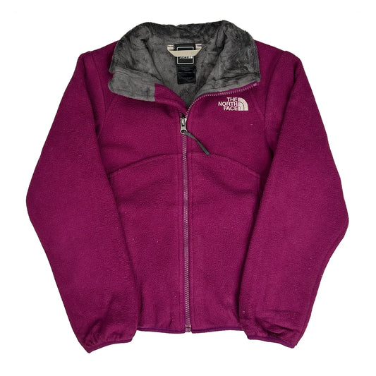 Age 7-8 The North Face Fleece Jacket - Small Purple Polyester