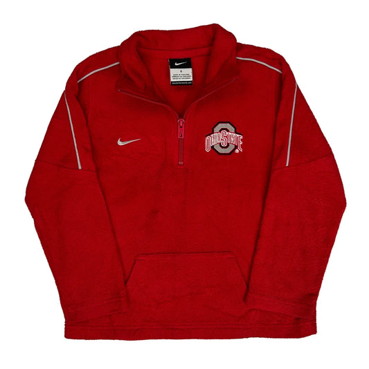 Age 6, Ohio State Nike College 1/4 Zip - Small Red Polyester