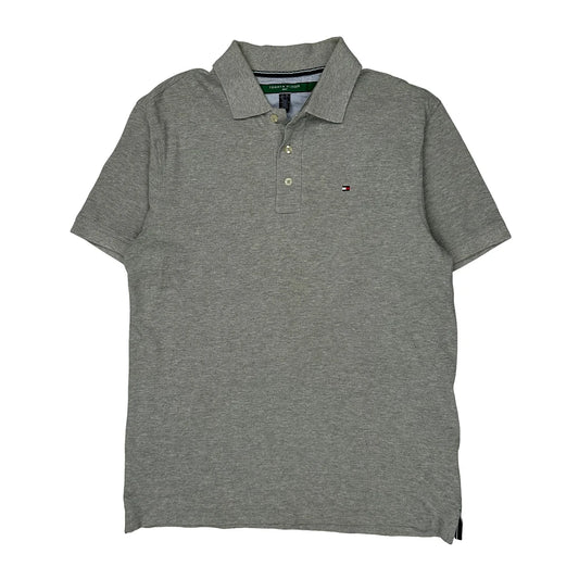 Tommy Hilfiger Polo Shirt - Medium Grey Cotton