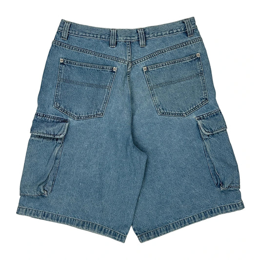 Arizona Jeans Denim Shorts - 32W 12L Blue Cotton