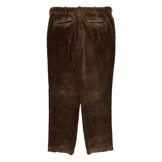 Unbranded Cord Trousers - 36W 33L Brown Corduroy