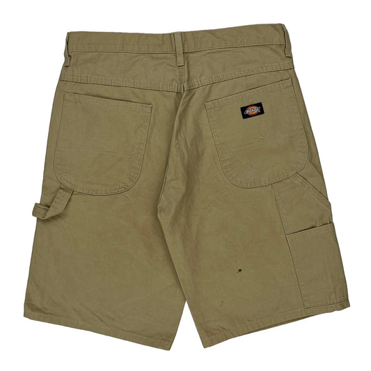 Dickies Carpenter Shorts - 31W 10L Khaki Cotton