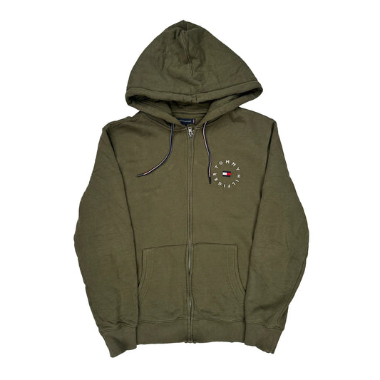 Tommy Hilfiger Hoodie - Large Green Cotton