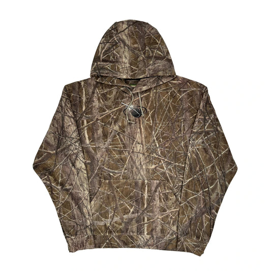 Mpw Camo Hoodie - XL Brown Cotton Blend