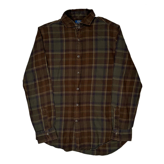 Polo By Ralph Lauren Checked Flannel Shirt - Medium Brown Cotton