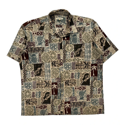 Burma Bibas Hawaiian Shirt - XL Multicoloured Cotton