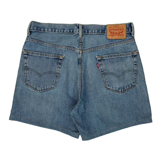 Levis Denim Shorts - 34W UK 14 Blue Denim
