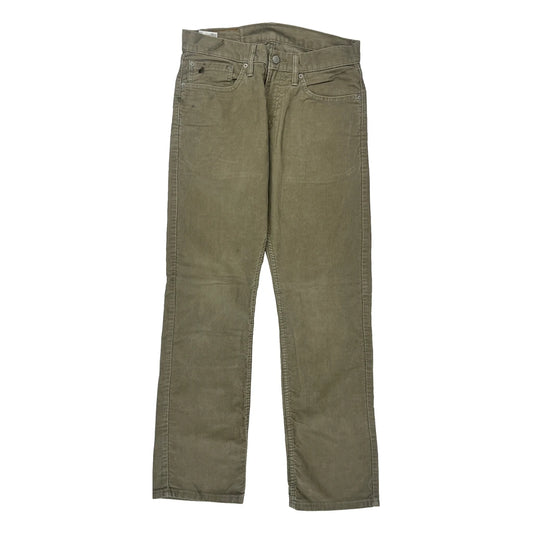 Levis Cord Trousers - 30″ Waist Khaki Corduroy