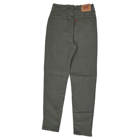 Levis 512 Slim Fit Jeans - 28W UK 8 Grey Cotton