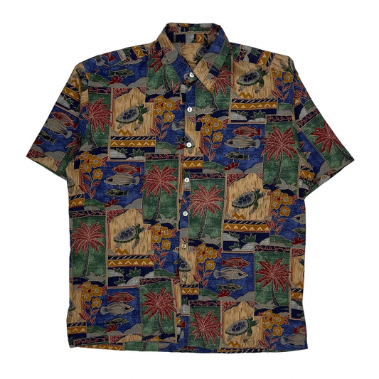 Unbranded Hawaiian Shirt - Small Multicoloured Cotton