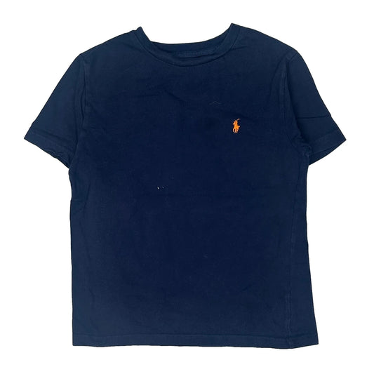 Vintage Age 7-8 Polo By Ralph Lauren T-Shirt - Small Navy Cotton