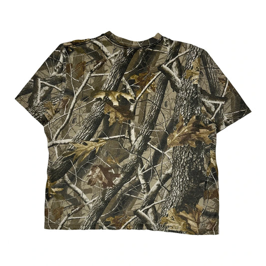 Unbranded Camo T-Shirt - XL Khaki Cotton Blend