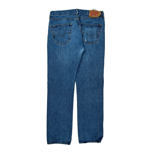 501 Levis Jeans - 34W 30L Blue Denim