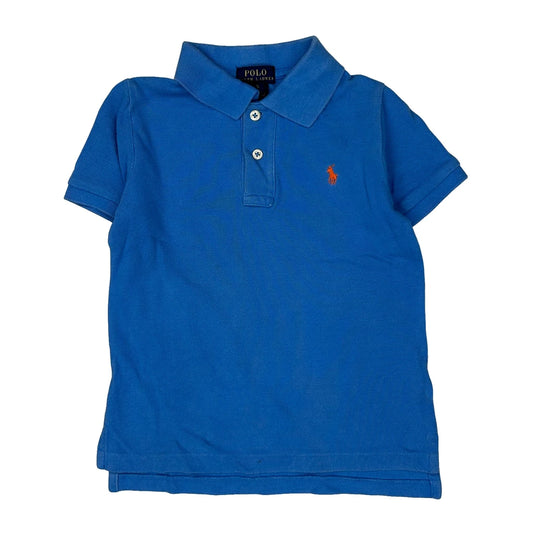 Age 4-5 Polo By Ralph Lauren Polo Shirt - Small Blue Cotton