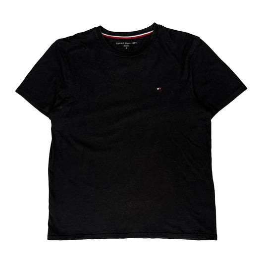 Tommy Hilfiger T-Shirt - Medium Black Cotton
