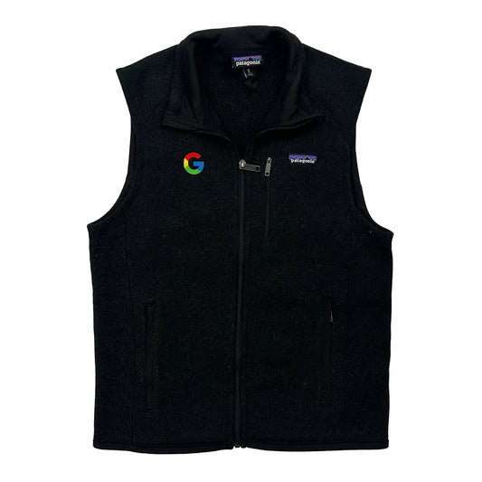 Google Logo Patagonia Gilet - Medium Black Polyester