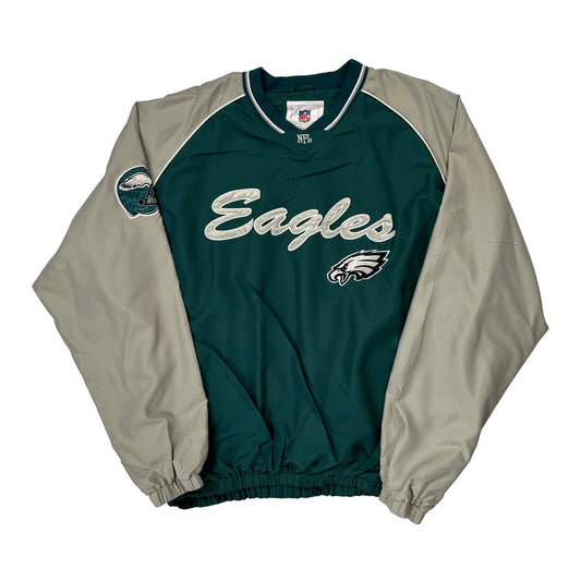 Eagles Nfl Football Windbreaker - 2XL Green Polyester