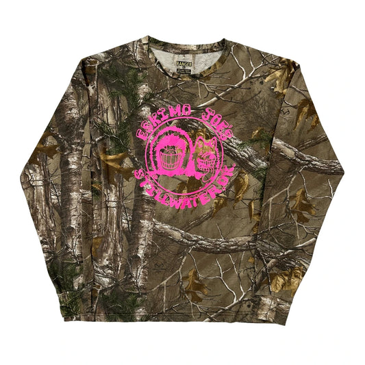 Stillwater'S Jumpin' Little Juke Joint Ranger Camo Long Sleeve T-Shirt - XL Camo Cotton Blend