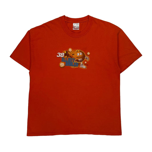 Elliott Sadler Nascar Chase Authentics Graphic T-Shirt - XL Orange Cotton