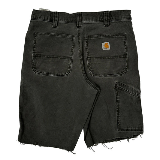 Carhartt Carpenter Shorts - 29W 10L Grey Cotton