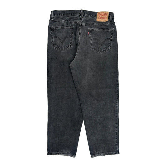 560 Levis Jeans - 34W 30L Black Cotton
