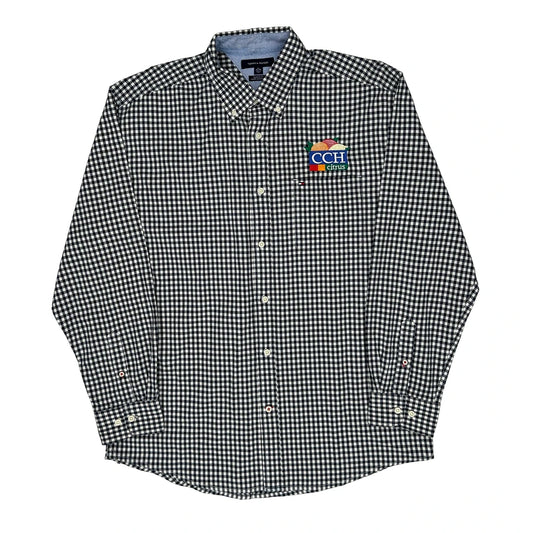 Cch Citrus Logo Tommy Hilfiger Checked Shirt - XL Black & White Cotton