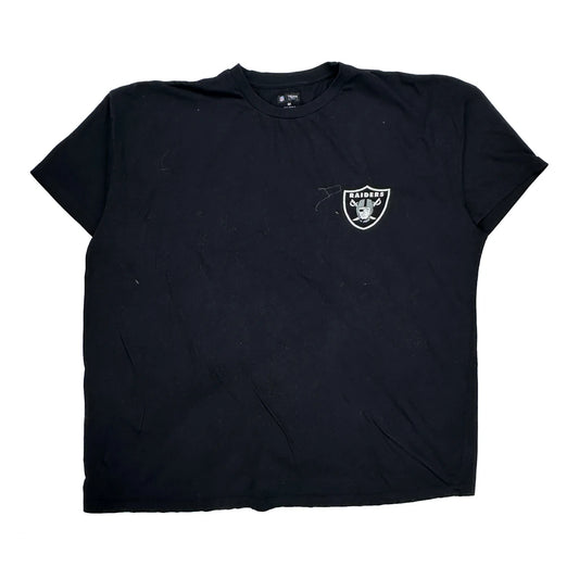 Vintage Raiders Nfl Graphic T-Shirt - 5XL Black Cotton