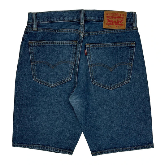 505 Levis Denim Shorts - 31W 9L Blue Denim